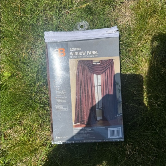 Athena Brown Accent Curtains & Drapes - Picture 1 of 1